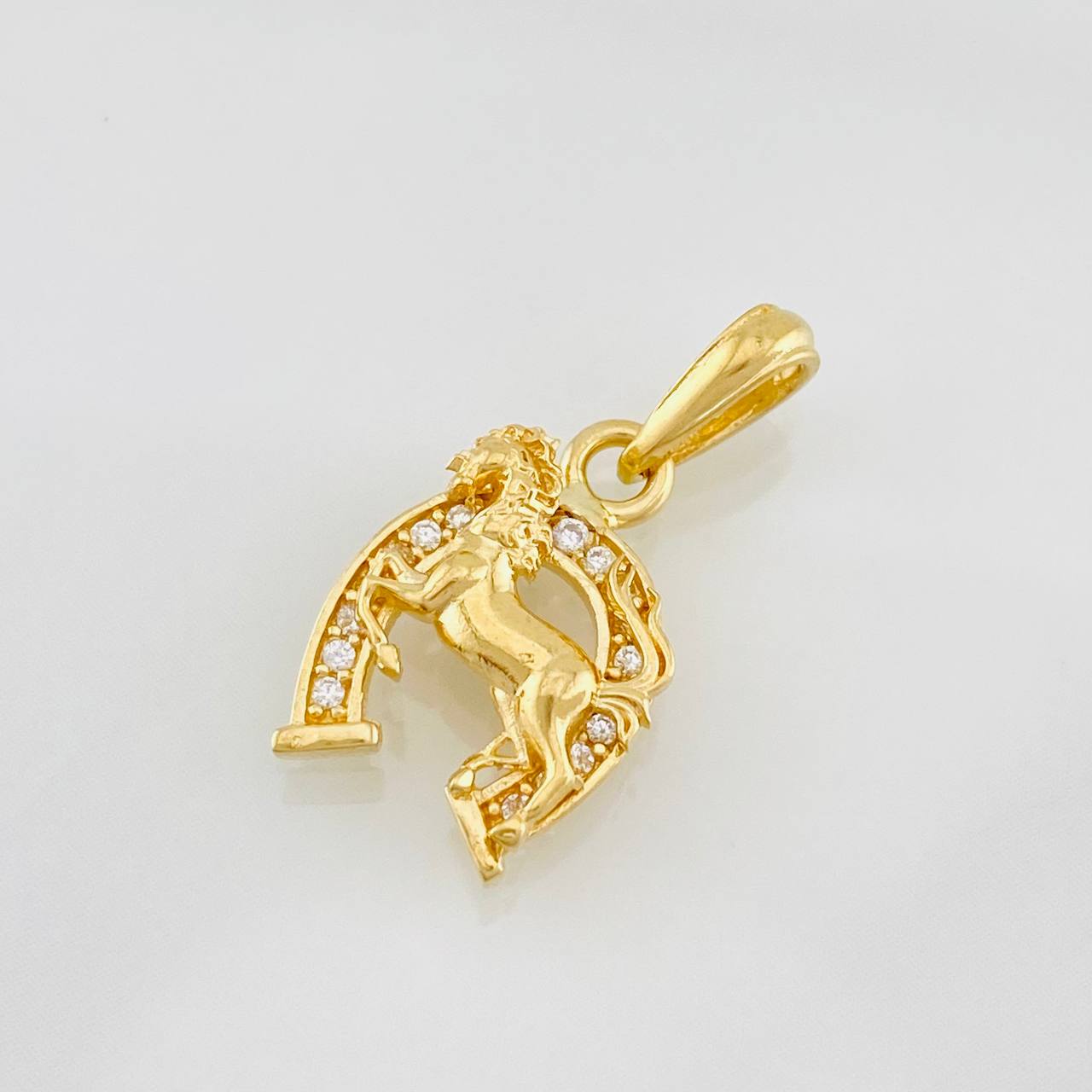 Dije Herradura Caballo 1.8g / 2cm Oro Amarillo 18K