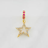 Dije Estrella 1.5g / 2.5cm Oro Amarillo 18K