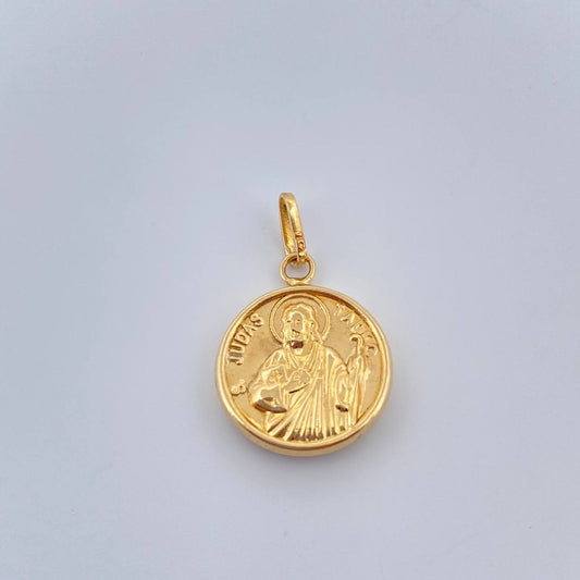 Dije San Jundas 0.8gr / 2cm / Oro Amarillo 18K $