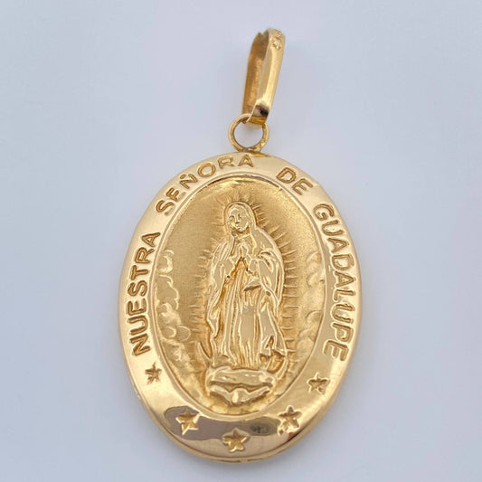 Dije Virgen de Guadalupe 2.95gr / 4.3cm / Oro Amarillo 18K $