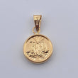 Dije Santo Bautizo 0.85gr / 2.02cm / Oro Amarillo 18K $
