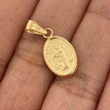 Dije Virgen María Auxiliadora  0.7gr / 2.3cm / Oro Amarillo 18K $