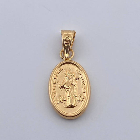 Dije Virgen María Auxiliadora  0.7gr / 2.3cm / Oro Amarillo 18K $