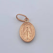 Dije Virgen Milagrosa 0.75gr / 2.3cm / Oro Rosa 18K $