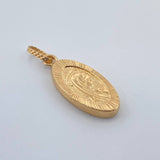 Dije Virgen Maria 1.1gr / 2.5cm / Oro Amarillo 18K $