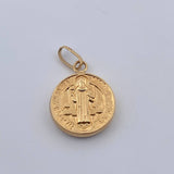 Dije San Benito 0.7gr / 2cm / Oro Amarillo 18K $