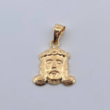 Dije Rostro Cristo 0.7gr / 2cm / Oro Amarillo 18K $