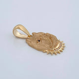 Dije Rostro Perro 2.5gr / 2.5cm / Oro Amarillo 18K $