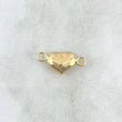 Herraje Corazón 0.45gr / 1.8cm / Troquelado Oro Amarillo