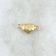 Herraje Corazón 0.25gr / 1.4cm / 7mm Troquelado Oro Amarillo 18K ©