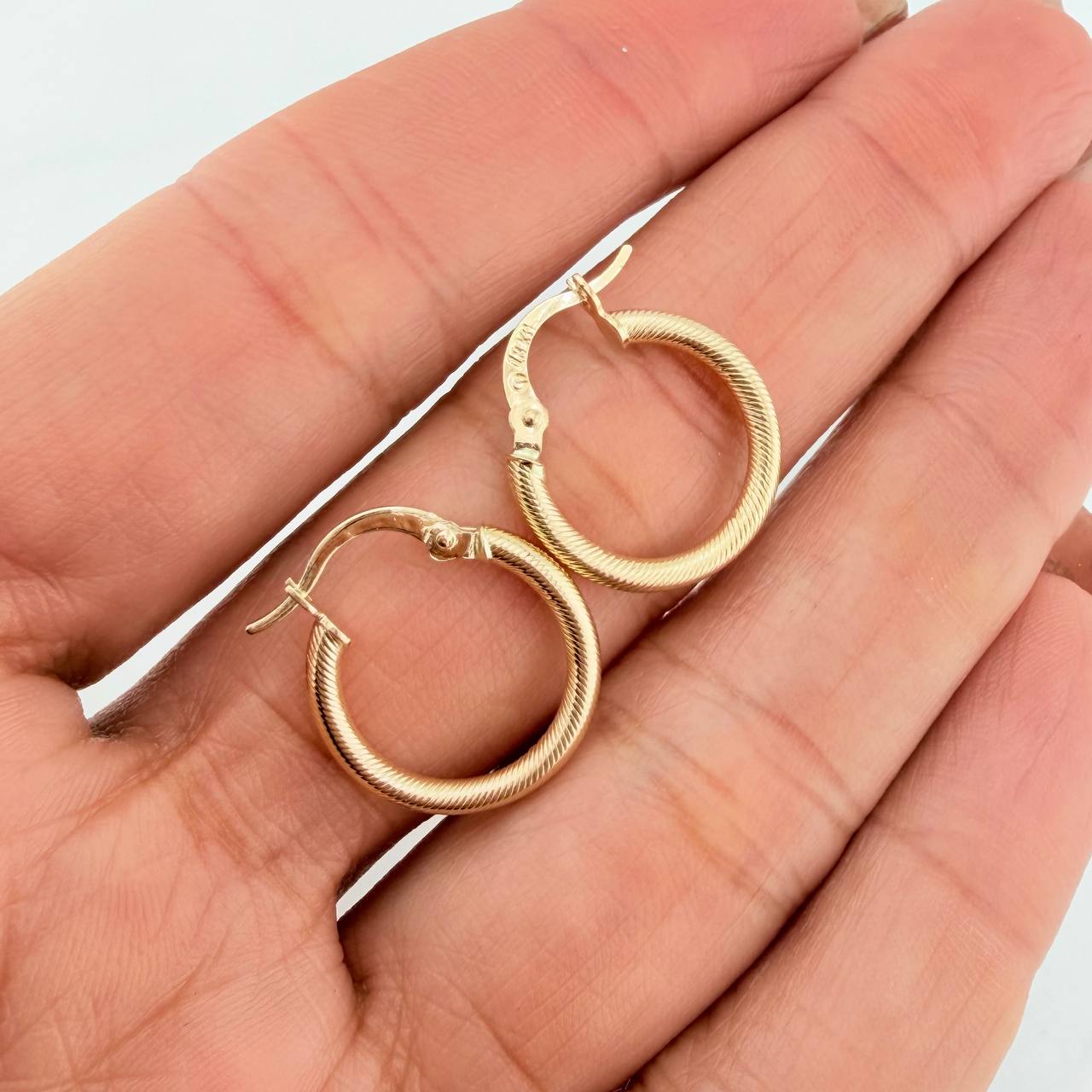 Candongas Zion 1.25 g / 2 cm Oro Amarillo 18K