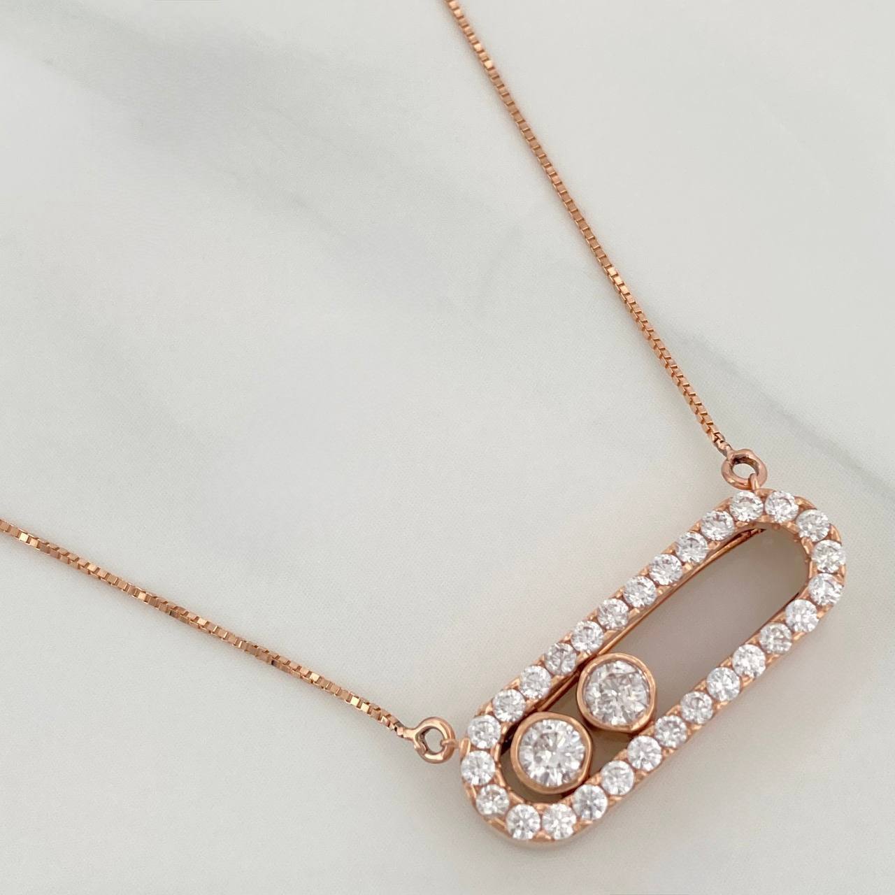Cadena Veneciana Msk 3.45 g / 47 cm / 0.5 mm Oro Rosa 18K