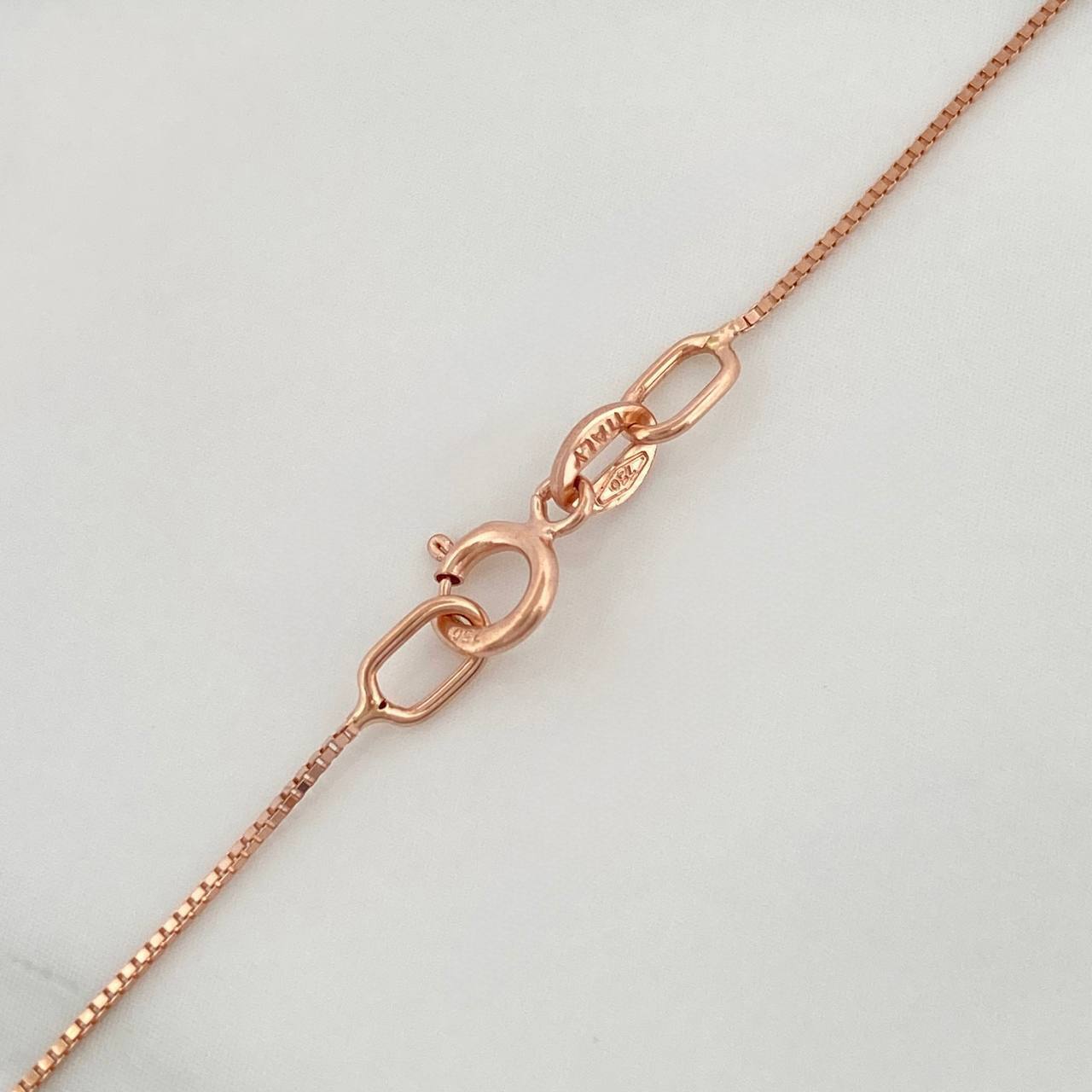 Cadena Veneciana Msk 3.45 g / 47 cm / 0.5 mm Oro Rosa 18K