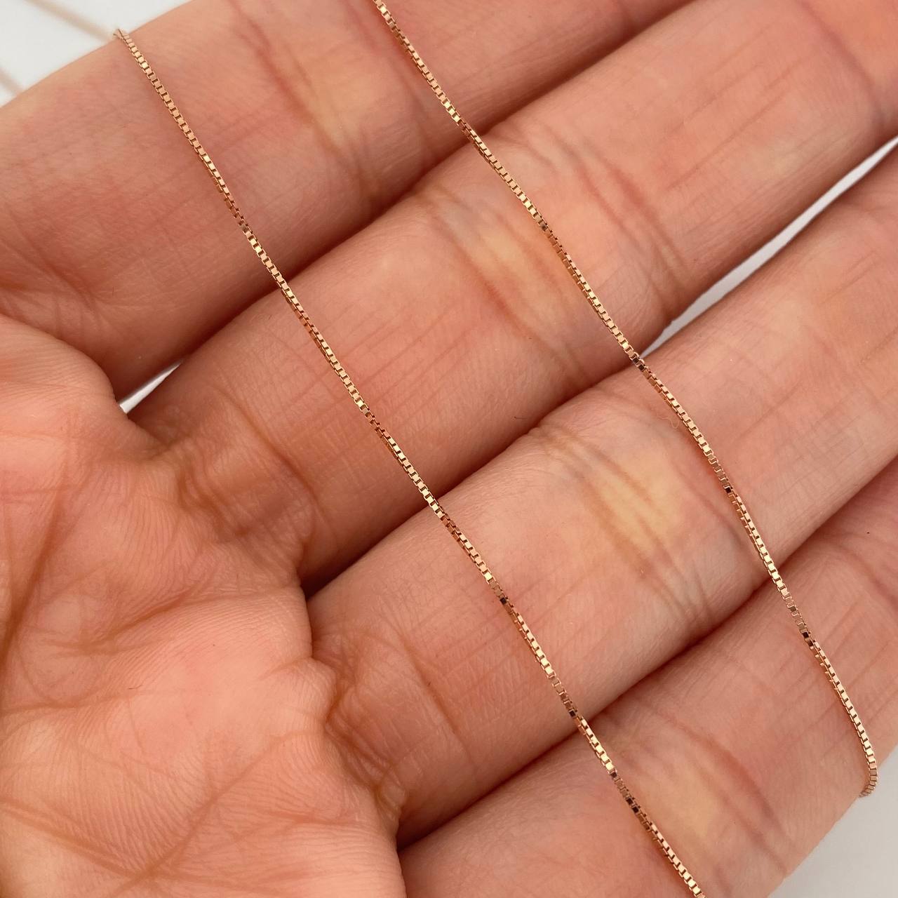Cadena Veneciana Msk 3.45 g / 47 cm / 0.5 mm Oro Rosa 18K