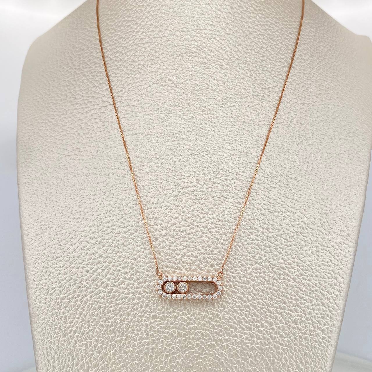 Cadena Veneciana Msk 3.45 g / 47 cm / 0.5 mm Oro Rosa 18K
