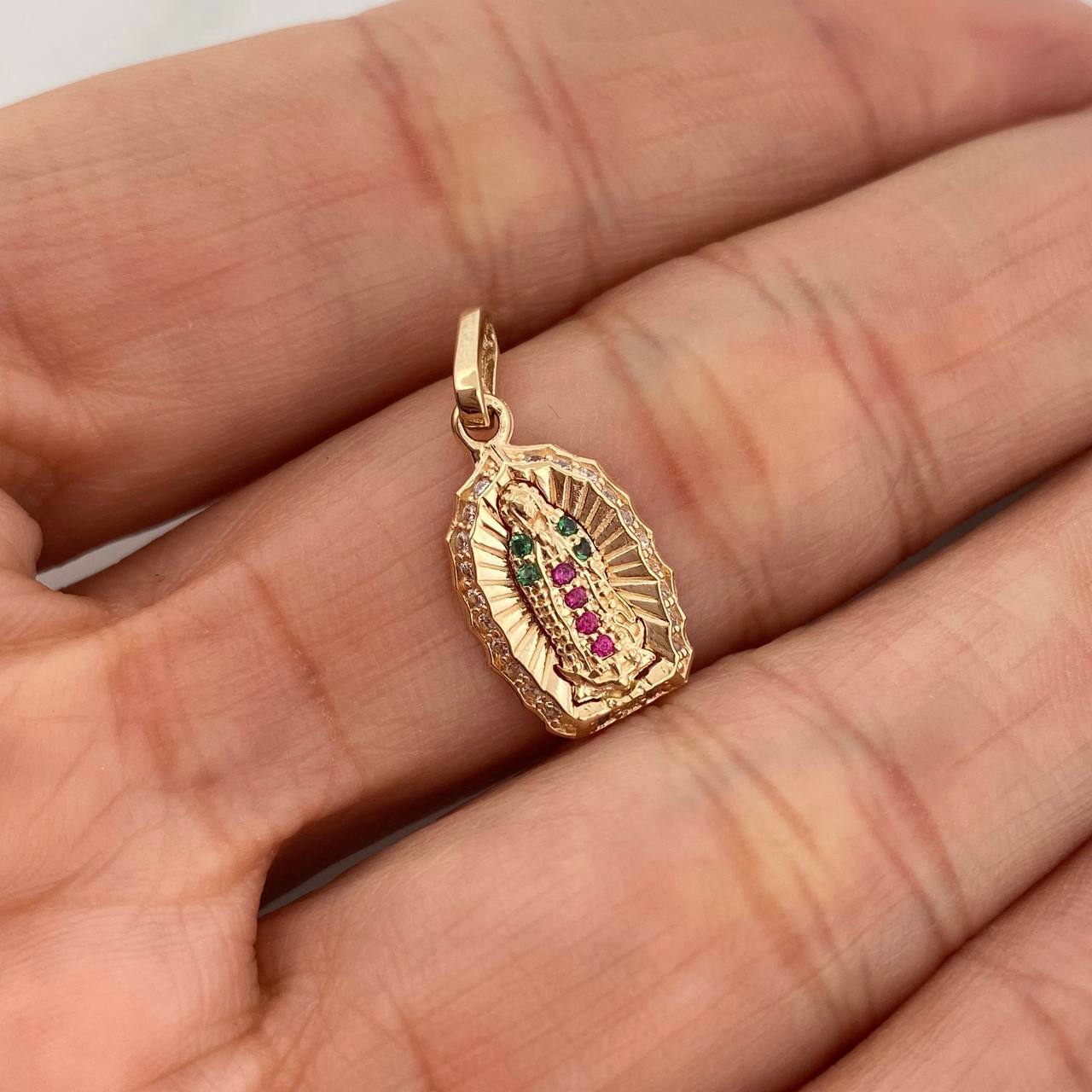 Dije Virgen De Guadalupe 1.25gr / 2cm-Oro Amarillo 18K %