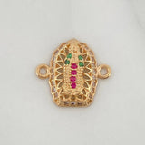 Herraje Virgen De Guadalupe 1.2 g / 1.5 cm Oro Amarillo 18K