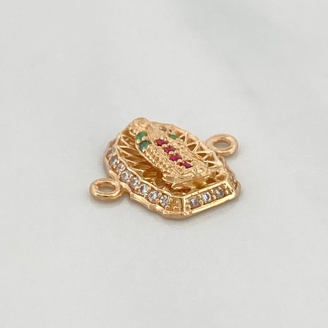 Herraje Virgen De Guadalupe 1.2 g / 1.5 cm Oro Amarillo 18K