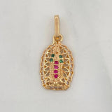 Dije Virgen De Guadalupe 1.3 g / 2 cm Oro Amarillo 18K