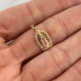 Dije Virgen De Guadalupe 1.3 g / 2 cm Oro Amarillo 18K
