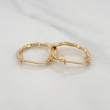 Candongas Kari 1.4 g / 2 cm Oro Amarillo 18K