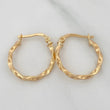 Candongas Kari 1.4 g / 2 cm Oro Amarillo 18K