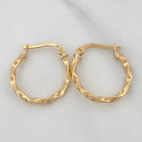 Candongas Kari 1.4 g / 2 cm Oro Amarillo 18K