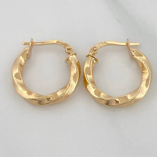 Candongas Lulu 1.9 g / 2 cm Oro Amarillo 18K