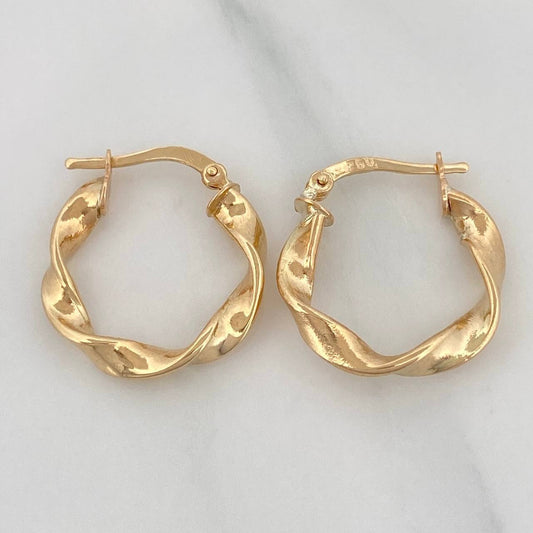 Candongas Amber 1.95 g / 2 cm Oro Amarillo 18K