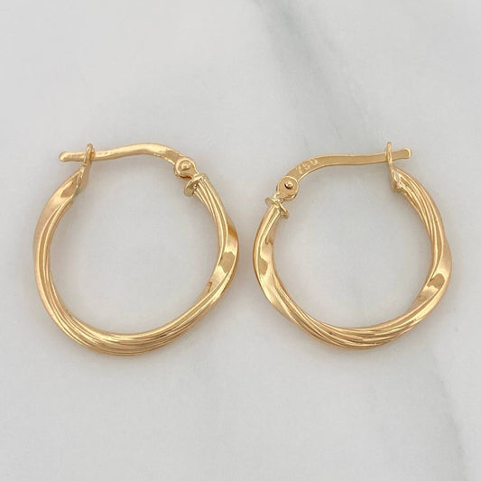 Candongas Nico 1.5 g / 2 cm Oro Amarillo 18K