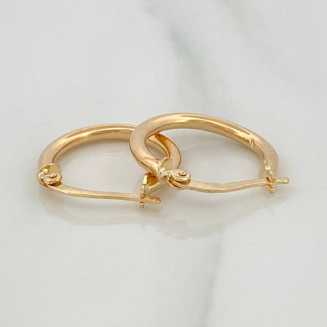 Candongas Jass 1.5 g / 1.8 cm Oro Amarillo 18K