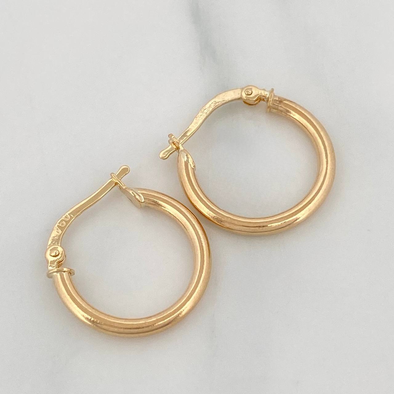 Candongas Jass 1.5 g / 1.8 cm Oro Amarillo 18K