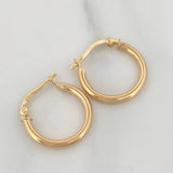 Candongas Jass 1.5 g / 1.8 cm Oro Amarillo 18K