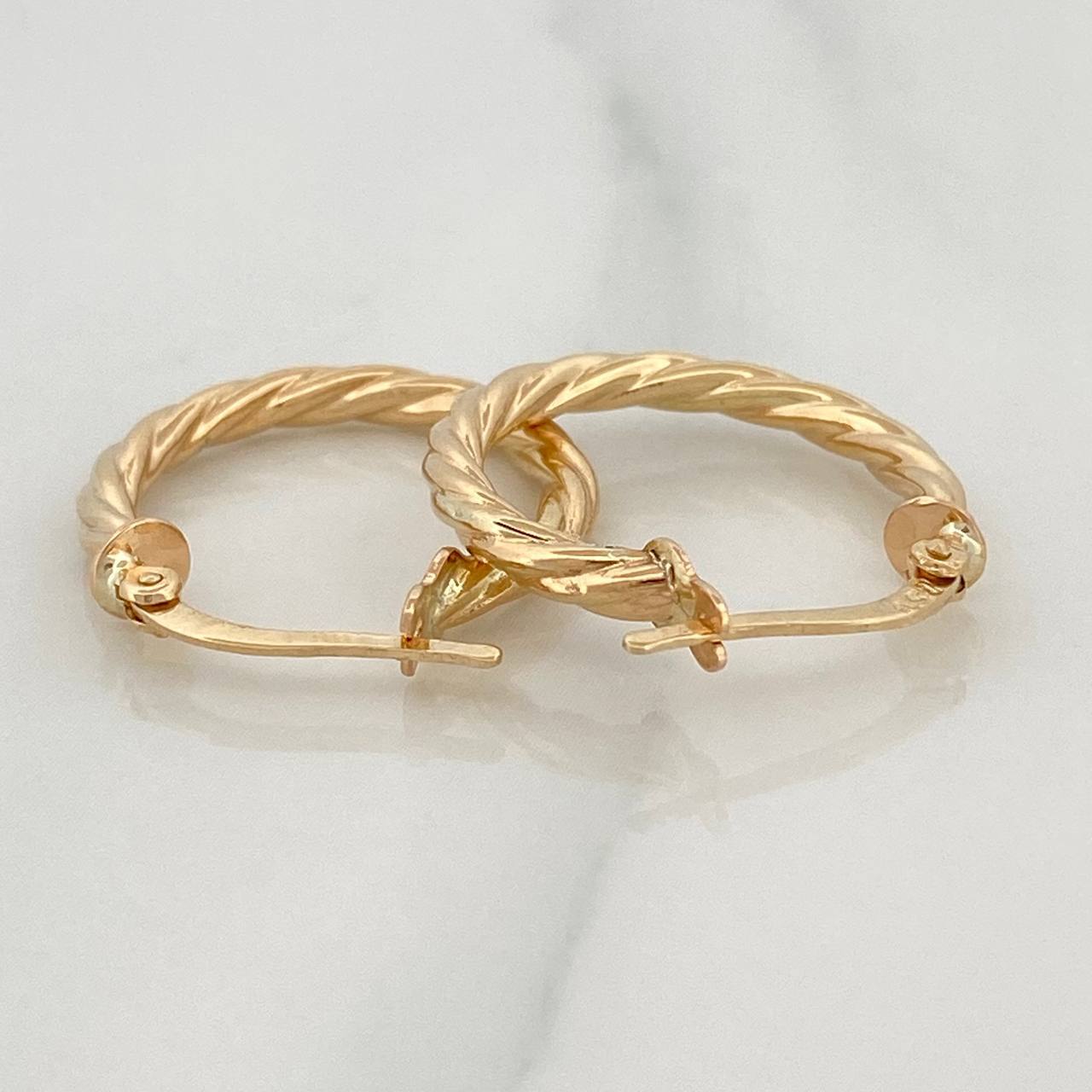 Candongas Niky 2.1 g / 2.2 cm Oro Amarillo 18K