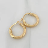 Candongas Mary 2.15 g / 1.8 cm Oro Amarillo 18K