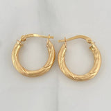 Candongas Mary 2.15 g / 1.8 cm Oro Amarillo 18K