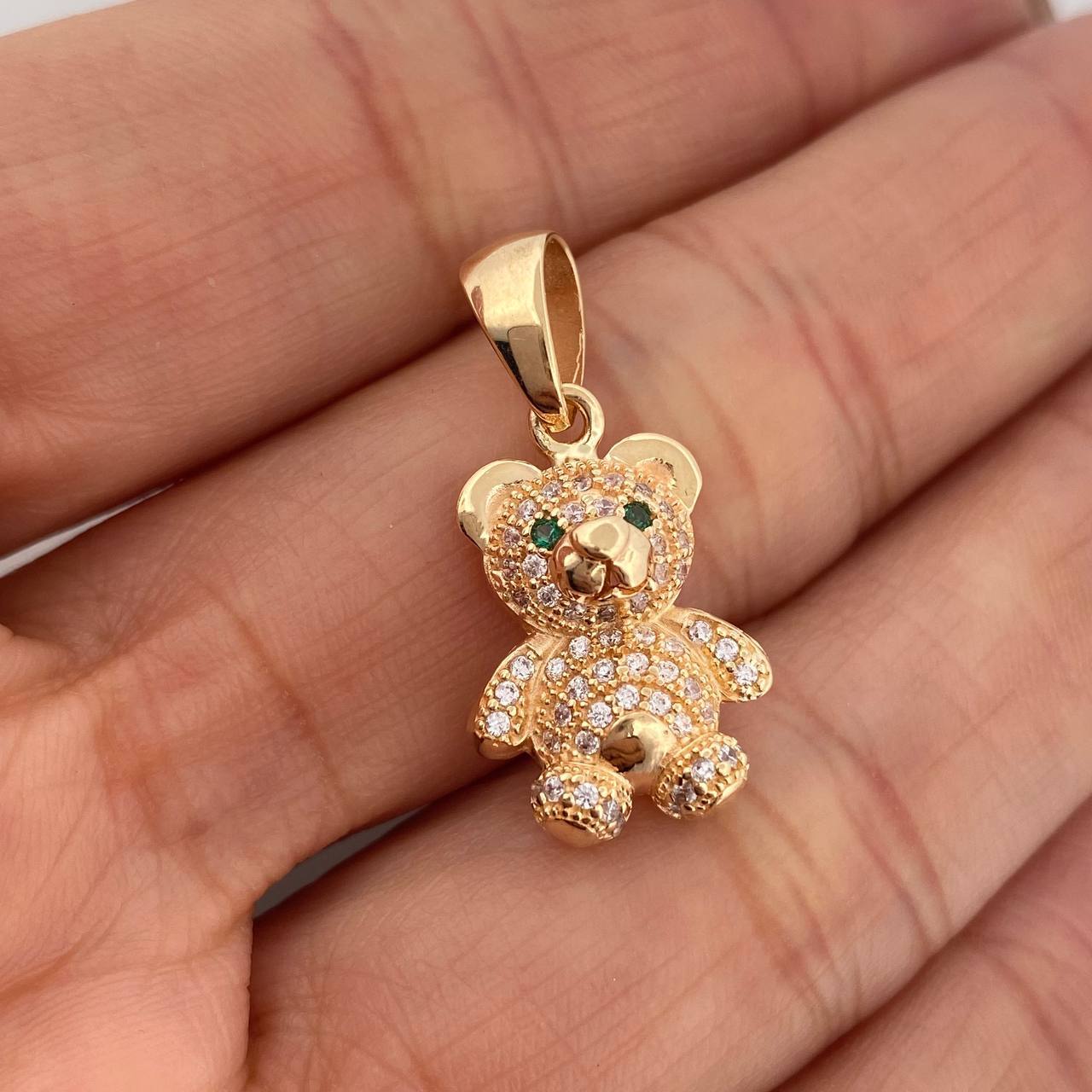 Dije Oso 3.55 g / 2.5 cm Oro Amarillo 18K