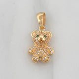 Dije Oso 3.55 g / 2.5 cm Oro Amarillo 18K