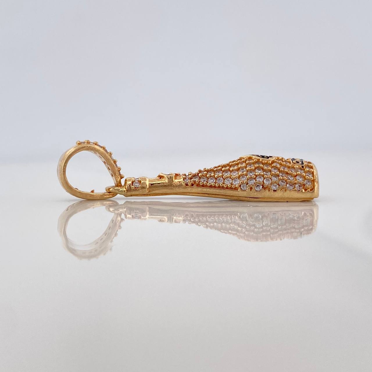 Dije Botella Champagne 4.3 g / 3.7 cm Oro Amarillo 18K