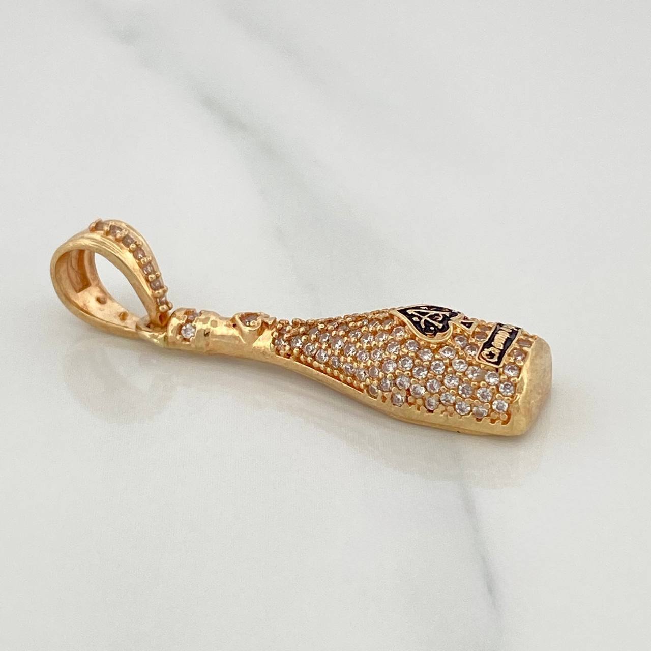 Dije Botella Champagne 4.3 g / 3.7 cm Oro Amarillo 18K