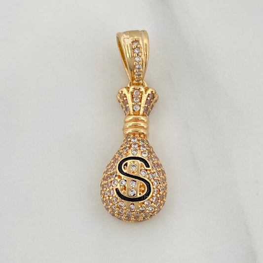 Dije Bolsa De Dinero 4.25 g / 3 cm Oro Amarillo 18K