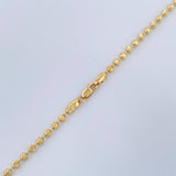 Cadena Militar Lunar 14.75gr / 52.5cm / 4mm Oro Amarillo +4 18K $