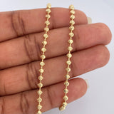 Cadena Militar Lunar 14.75gr / 52.5cm / 4mm Oro Amarillo +4 18K $