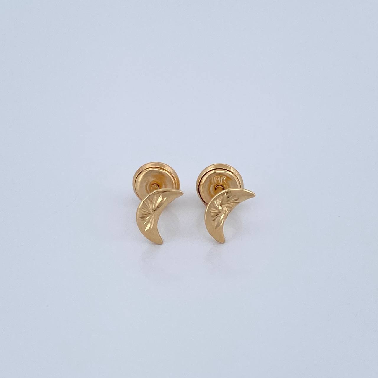 Topos Media Luna 0.65gr / Oro Amarillo 18K &