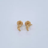 Topos Media Luna 0.65gr / Oro Amarillo 18K &