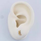 Topos Media Luna 0.65gr / Oro Amarillo 18K %
