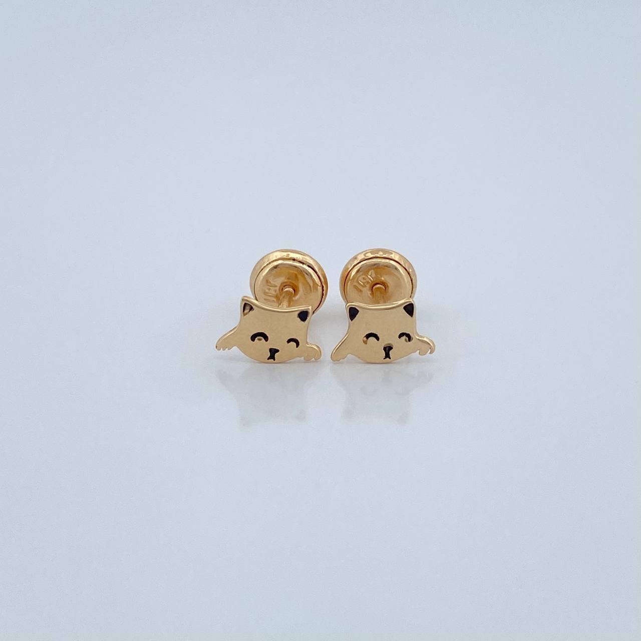 Topos Gato 0.75gr / Oro Amarillo 18K &
