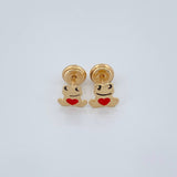 Topos Sapo 0.75gr / Oro Amarillo 18K