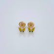 Topos Mariposa 0.6gr / Oro Amarillo 18K &