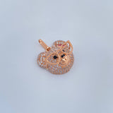 Dije Rostro Oso 2.95gr / 2cm / Oro Rosa 18K &